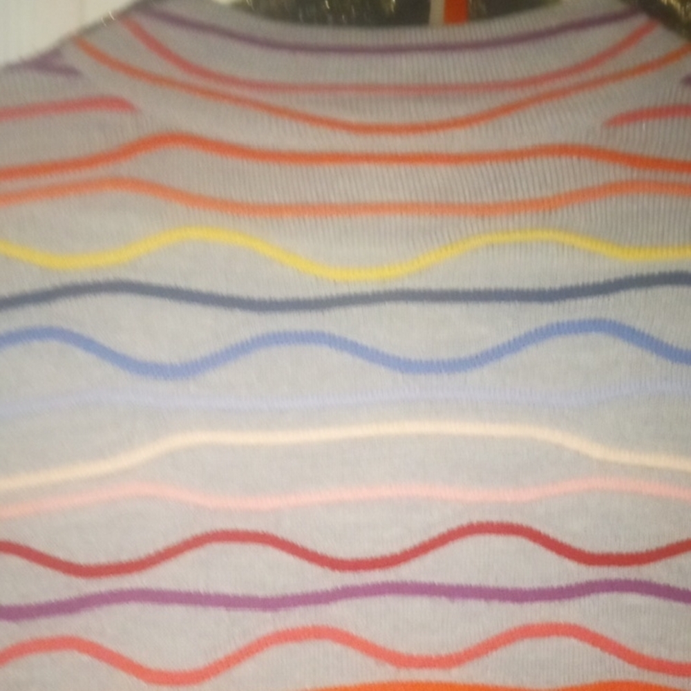 Coldwater Creek Pastel Wave Pattern Jacket - Picture 5 of 6